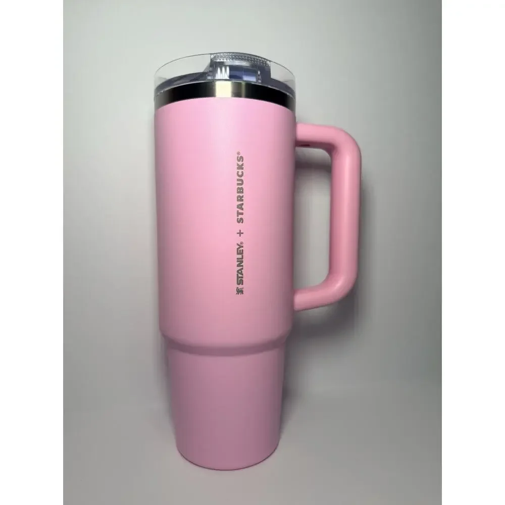 Stanley X Starbucks Taiwan Valentine SWEET PINK 30oz Protour Flipstraw Tumbler - Picture 1 of 6